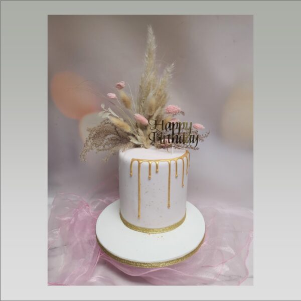 ladies cake,dried flowers cake, tall cake